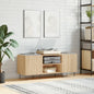 Sonoma Oak Plywood Record Cabinet 121x38x48 cm
