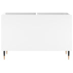 Mueble para discos madera contrachapada blanco 74,5x38x48 cm