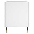 Mueble para discos madera contrachapada blanco 74,5x38x48 cm