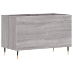 Mueble discos madera contrachapada gris sonoma 74,5x38x48 cm