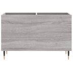 Mueble discos madera contrachapada gris sonoma 74,5x38x48 cm