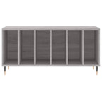 Mueble para discos madera contrachapada gris Sonoma 100x38x48cm