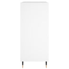 Mueble para discos madera contrachapada blanco 84,5x38x89 cm