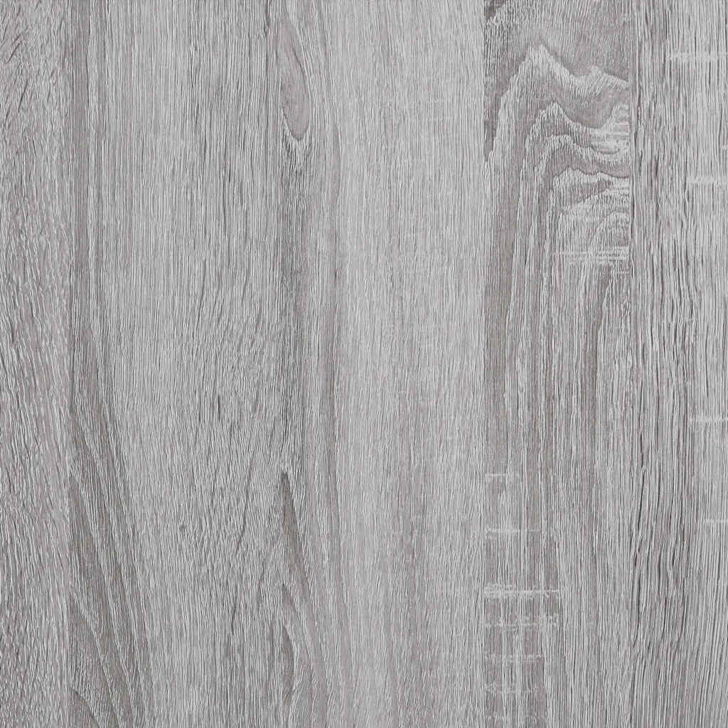 Mueble para discos madera contrachapada gris sonoma 121x38x48cm