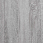 Mueble para discos madera contrachapada gris sonoma 121x38x48cm