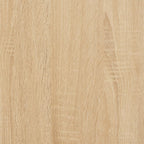 Mueble discos madera contrachapada roble Sonoma 100x38x48 cm