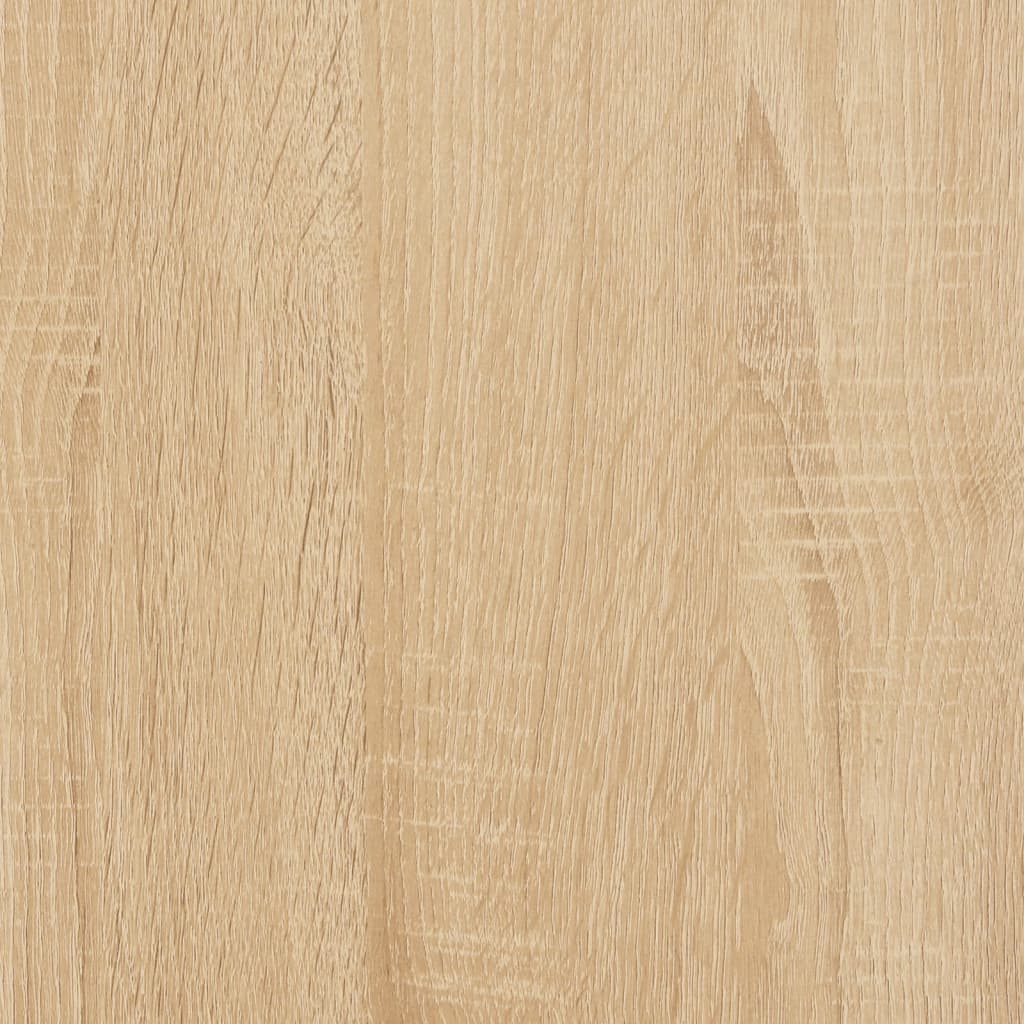 Mueble discos madera contrachapada roble Sonoma 100x38x48 cm