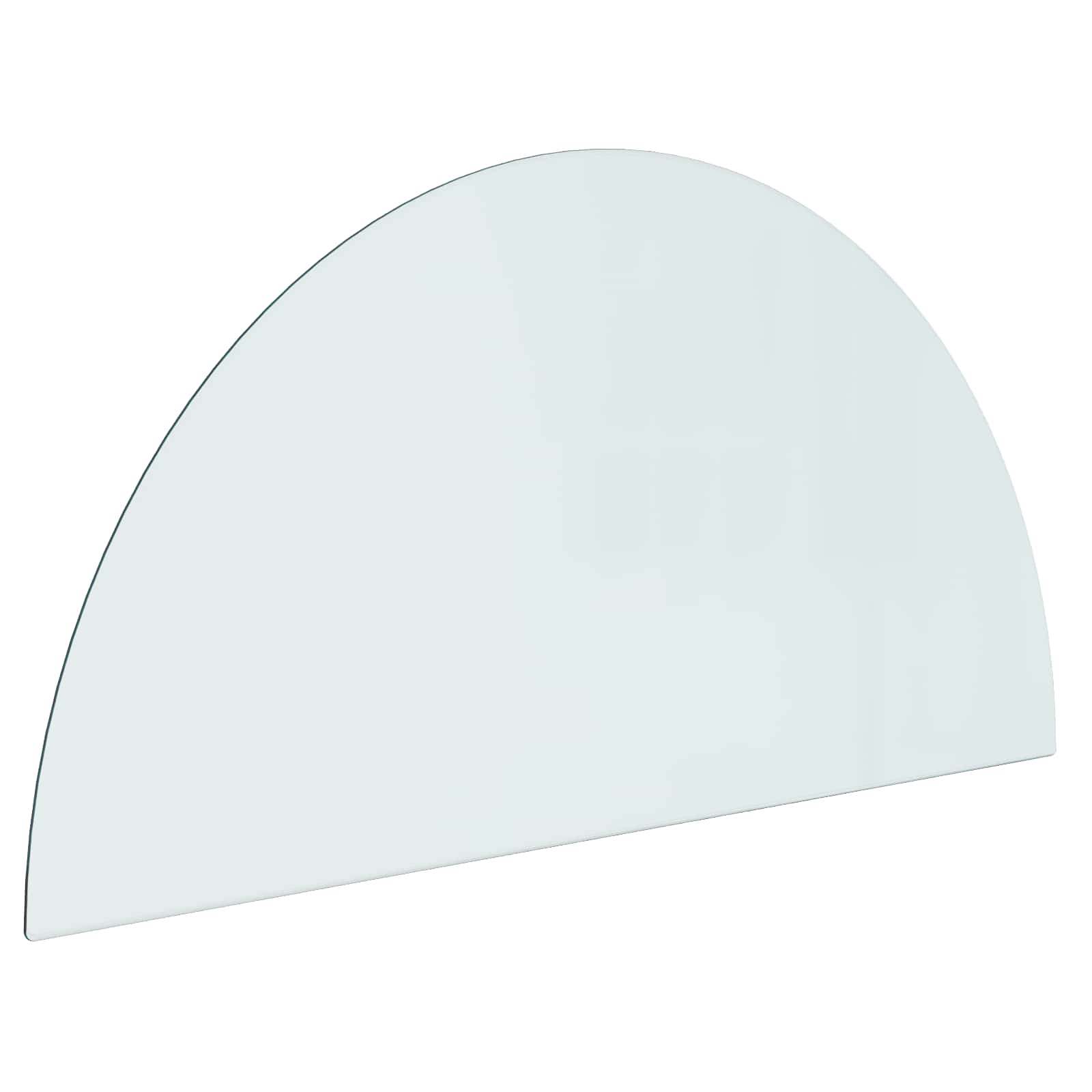 Placa de vidrio para chimenea Transparente 1000 x 500 mm
