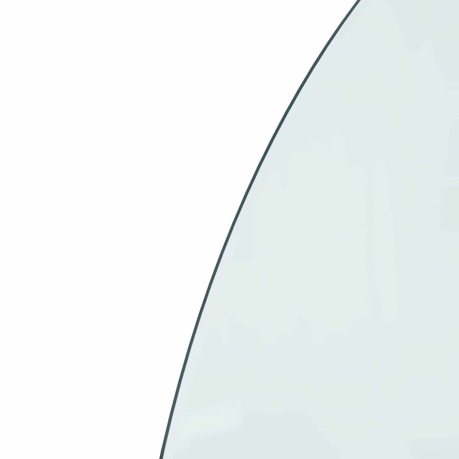Placa de vidrio para chimenea Transparente 800 x 500 mm Cristal