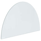 Placa de vidrio para chimenea Transparente 800 x 500 mm Cristal