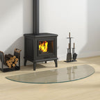 Placa de vidrio para chimenea Transparente 1200 x 500 mm