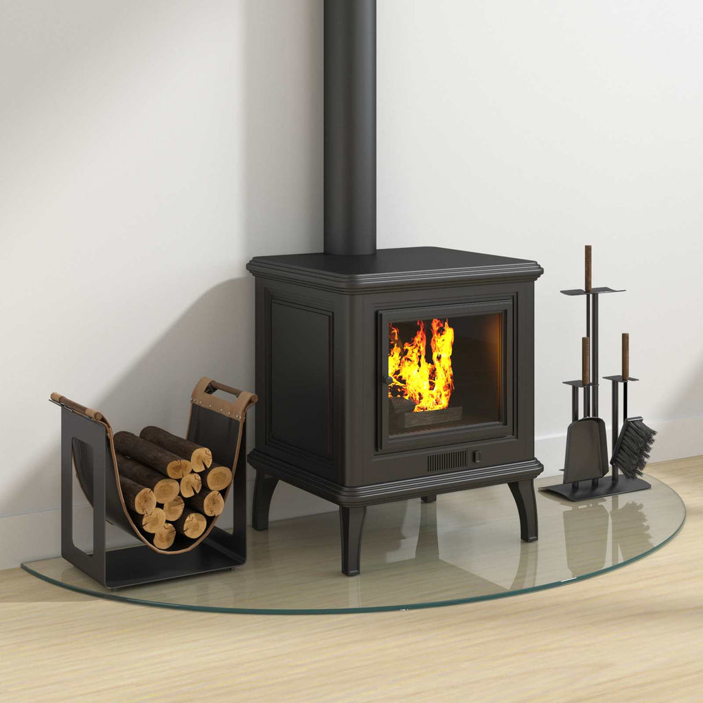 Placa de vidrio para chimenea Transparente 1200 x 500 mm