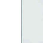 Placa de vidrio para chimenea Transparente 100 x 50 cm Cristal
