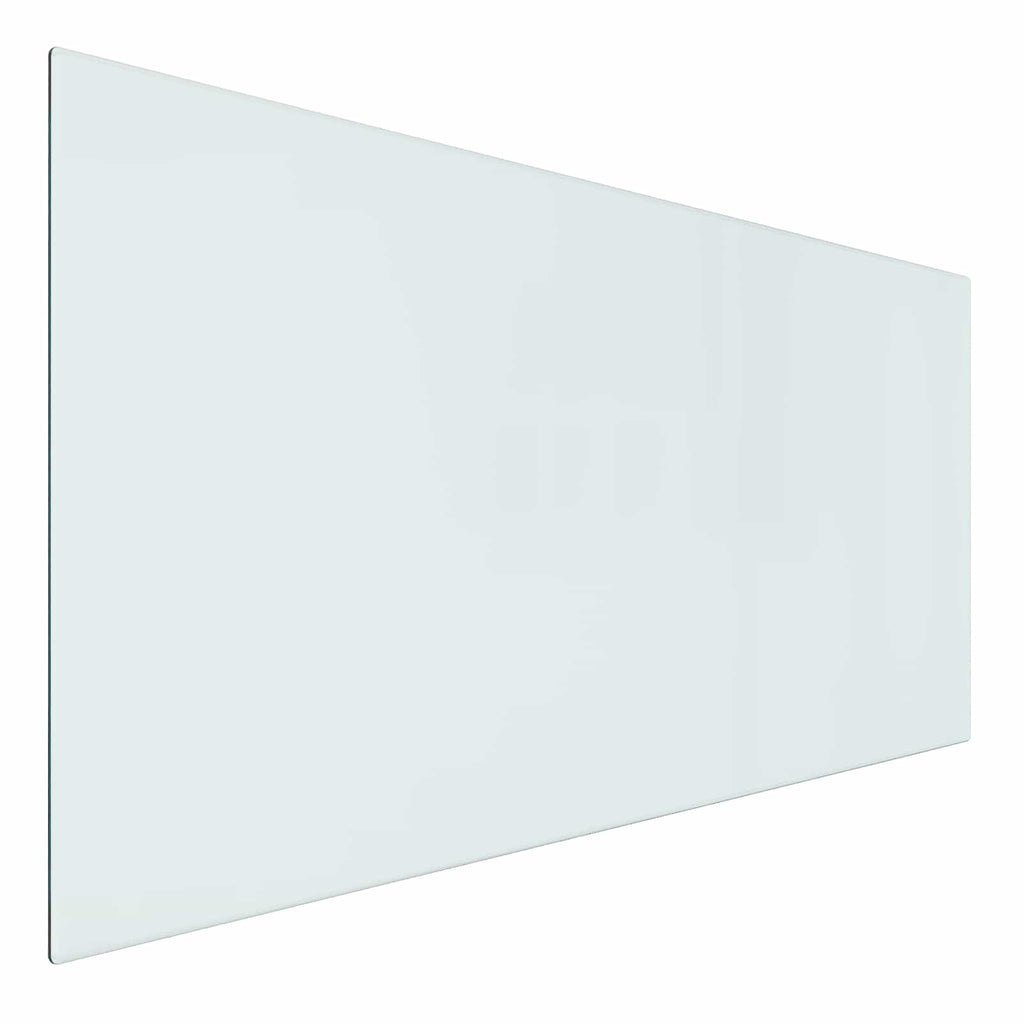Placa de vidrio para chimenea Transparente 100 x 50 cm Cristal