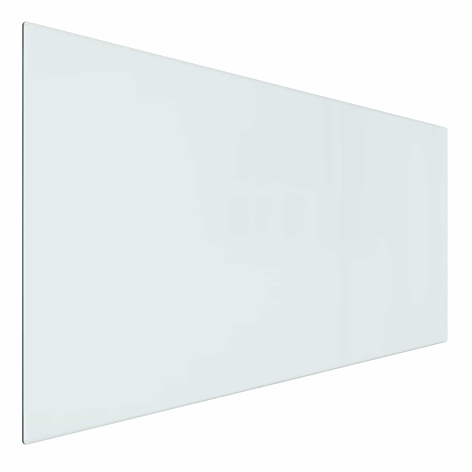 Placa de vidrio para chimenea Transparente 100 x 50 cm Cristal