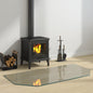 Placa de vidro para lareira Transparente 120 x 60 cm Cristal