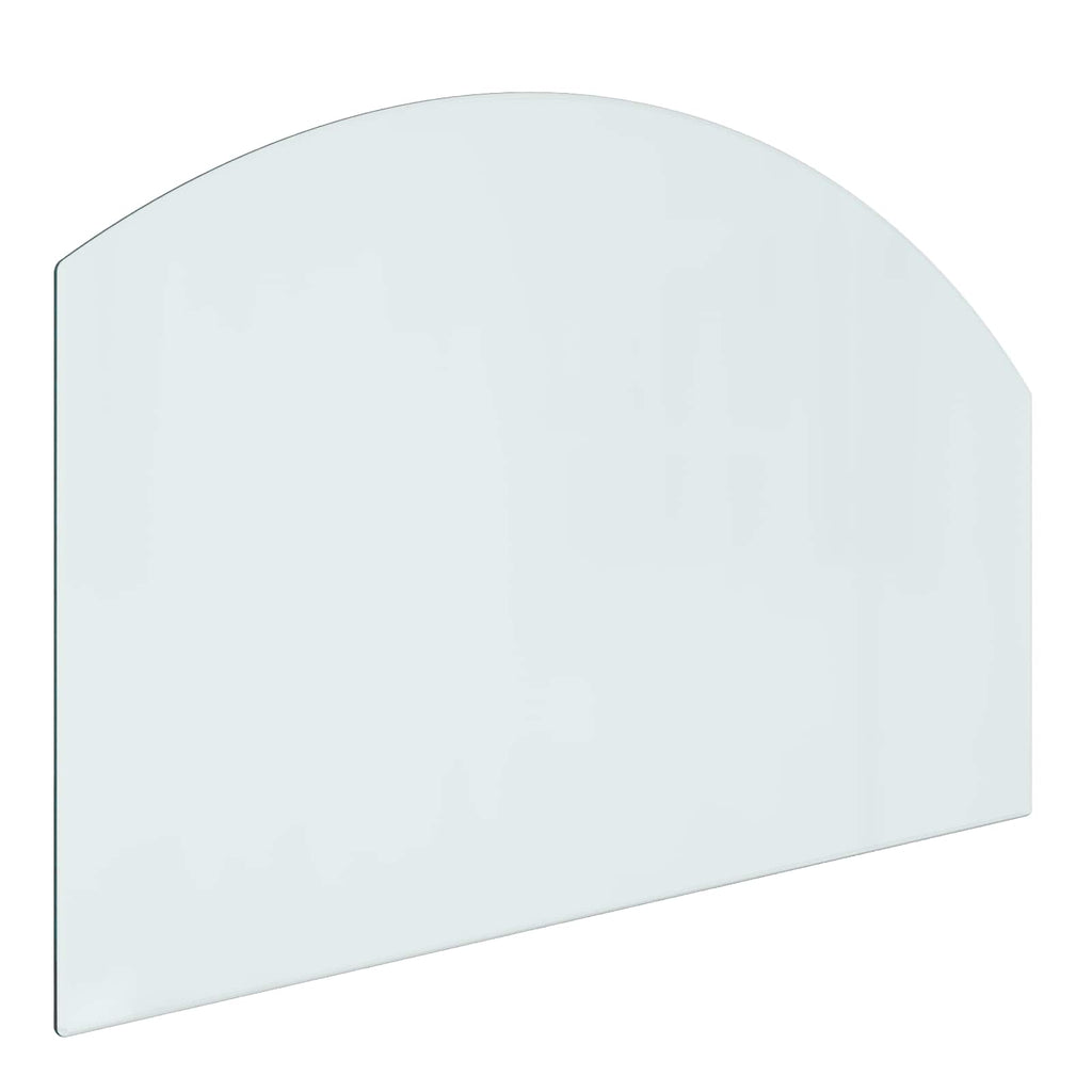 Placa de vidrio para chimenea Transparente 80 x 50 cm Cristal