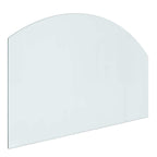 Placa de vidrio para chimenea Transparente 80 x 50 cm Cristal
