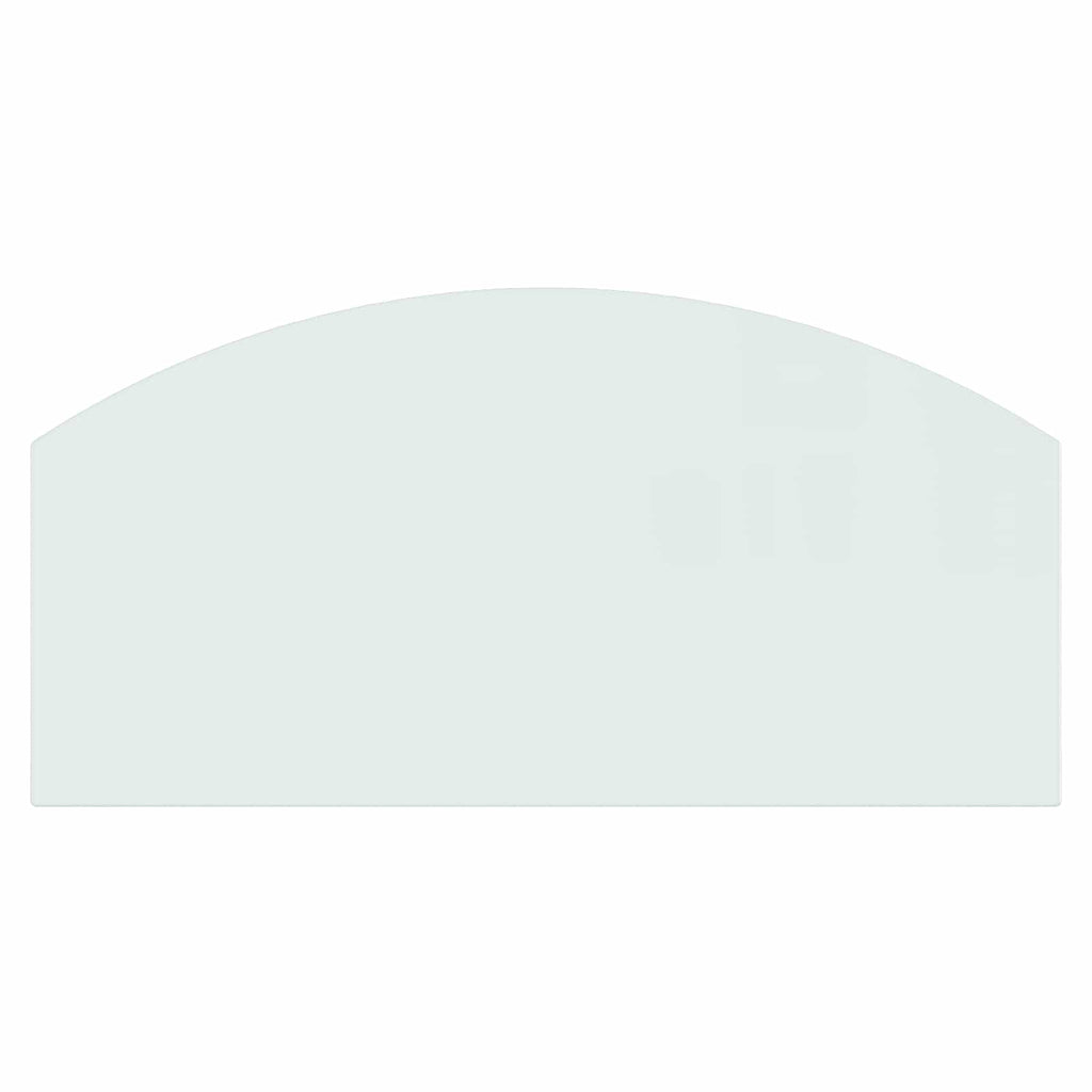 Placa de vidrio para chimenea Transparente 100 x 50 cm Cristal