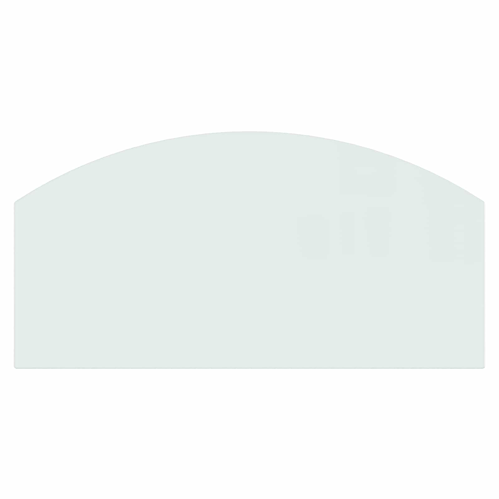 Placa de vidrio para chimenea Transparente 100 x 50 cm Cristal
