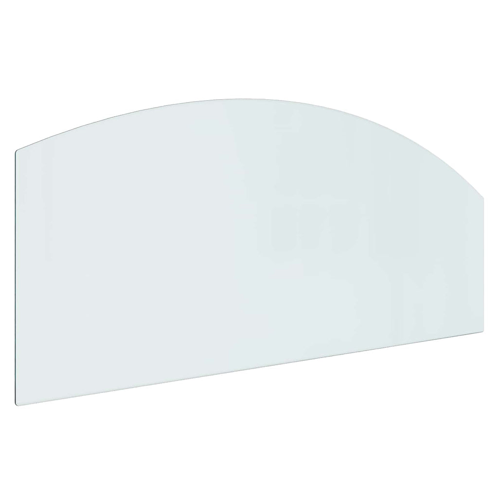 Placa de vidrio para chimenea Transparente 120 x 50 cm Cristal