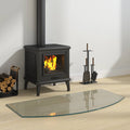 Placa de vidrio para chimenea Transparente 100 x 50 cm Cristal