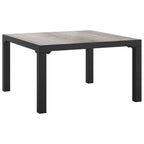 Juego de muebles de jardín 5 pzas ratán sintético negro y gris