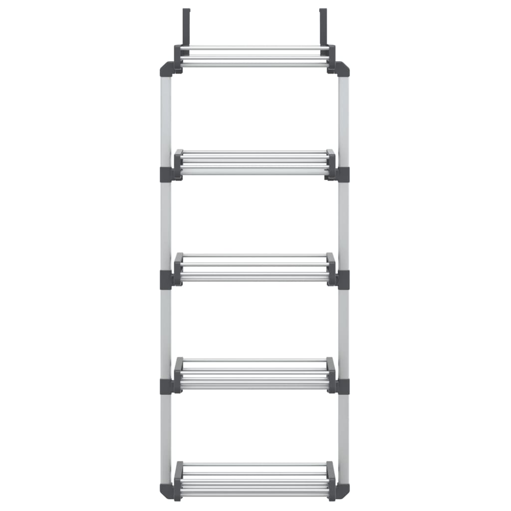 Organizador de puerta con 5 estantes aluminio 52x20x135 cm