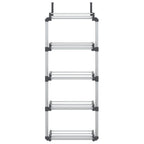 Organizador de puerta con 5 estantes aluminio 52x20x135 cm