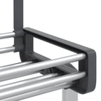 Organizador de puerta con 5 estantes aluminio 52x20x135 cm
