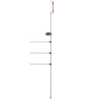 Toallero de aluminio 47x280 cm