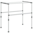 Tendedero de ropa aluminio 83x(50-55)x(40-85) cm