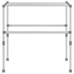Tendedero de ropa aluminio 83x(50-55)x(40-85) cm