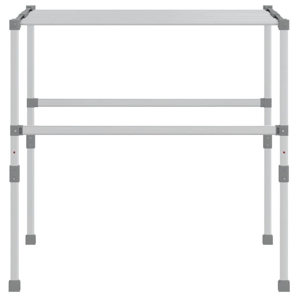 Tendedero de ropa aluminio 83x(50-55)x(40-85) cm
