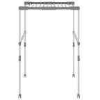 Tendedero de ropa aluminio 83x(50-55)x(40-85) cm