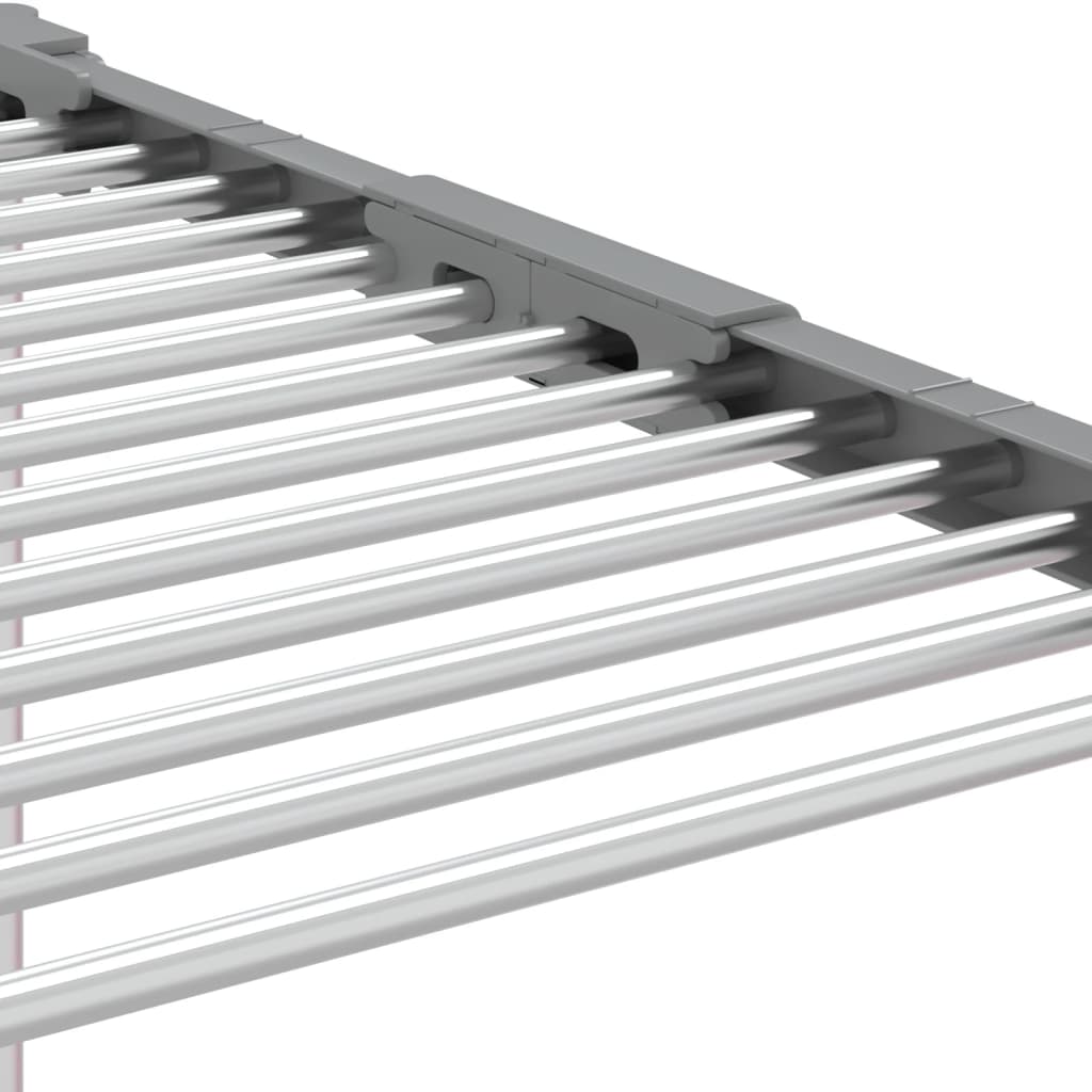 Tendedero de ropa aluminio 83x(50-55)x(40-85) cm