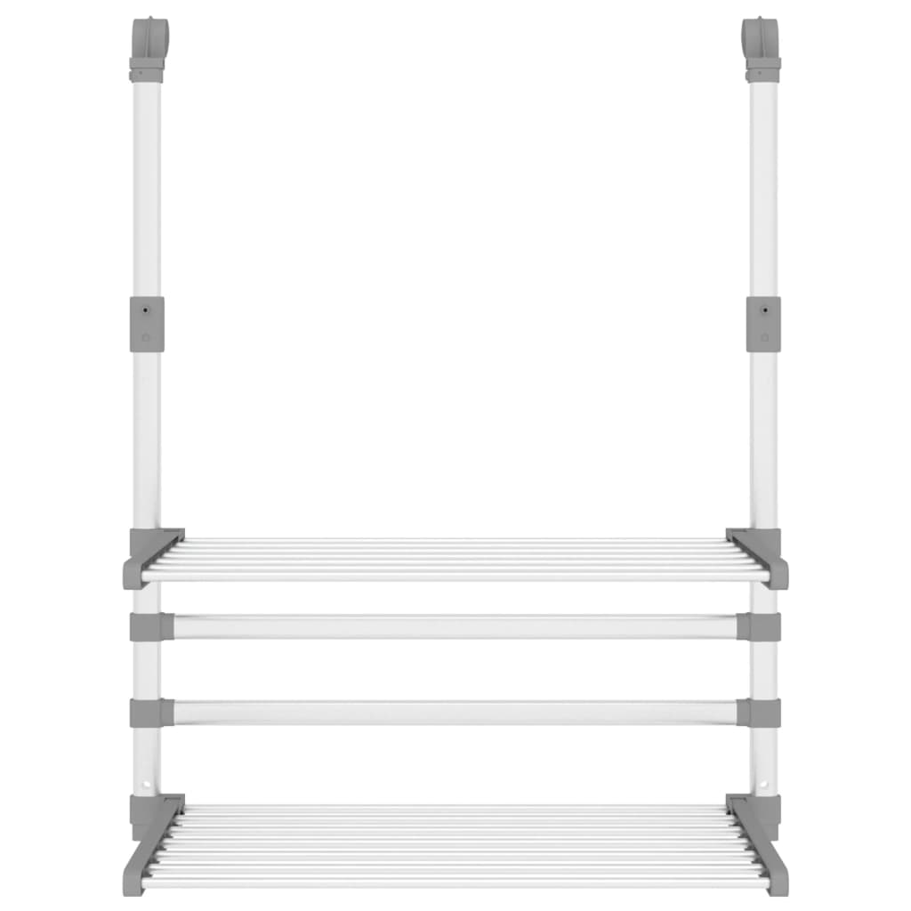 Tendedero para balcón aluminio 54x25x42 cm