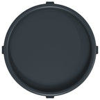 Soporte para plantas con ruedas 2 uds gris diámetro 34 cm 35 kg