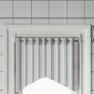 Rieles de cortina 2 uds aluminio blanco y plateado 40-60 cm