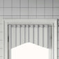 Rieles de cortina 2 uds aluminio blanco y plateado 40-60 cm