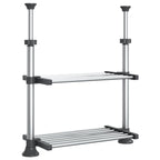 Estantería de cocina aluminio 50x25x(50-70) cm