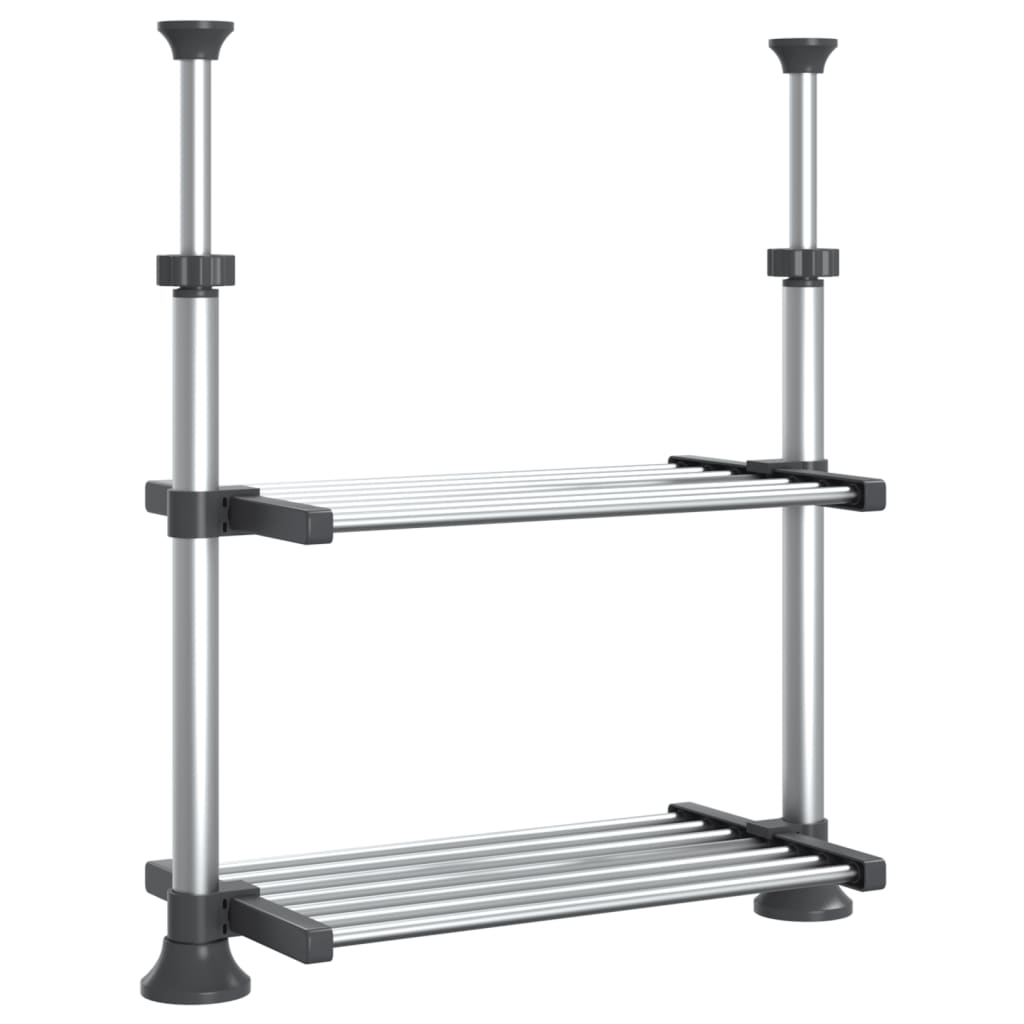 Estantería de cocina aluminio 50x25x(50-70) cm