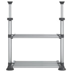 Estantería de cocina aluminio 50x25x(50-70) cm