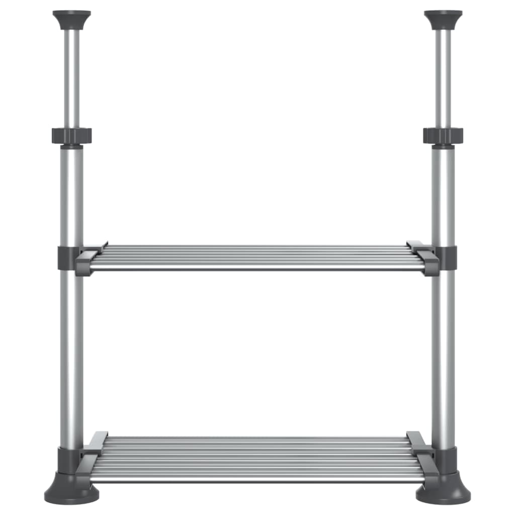 Estantería de cocina aluminio 50x25x(50-70) cm