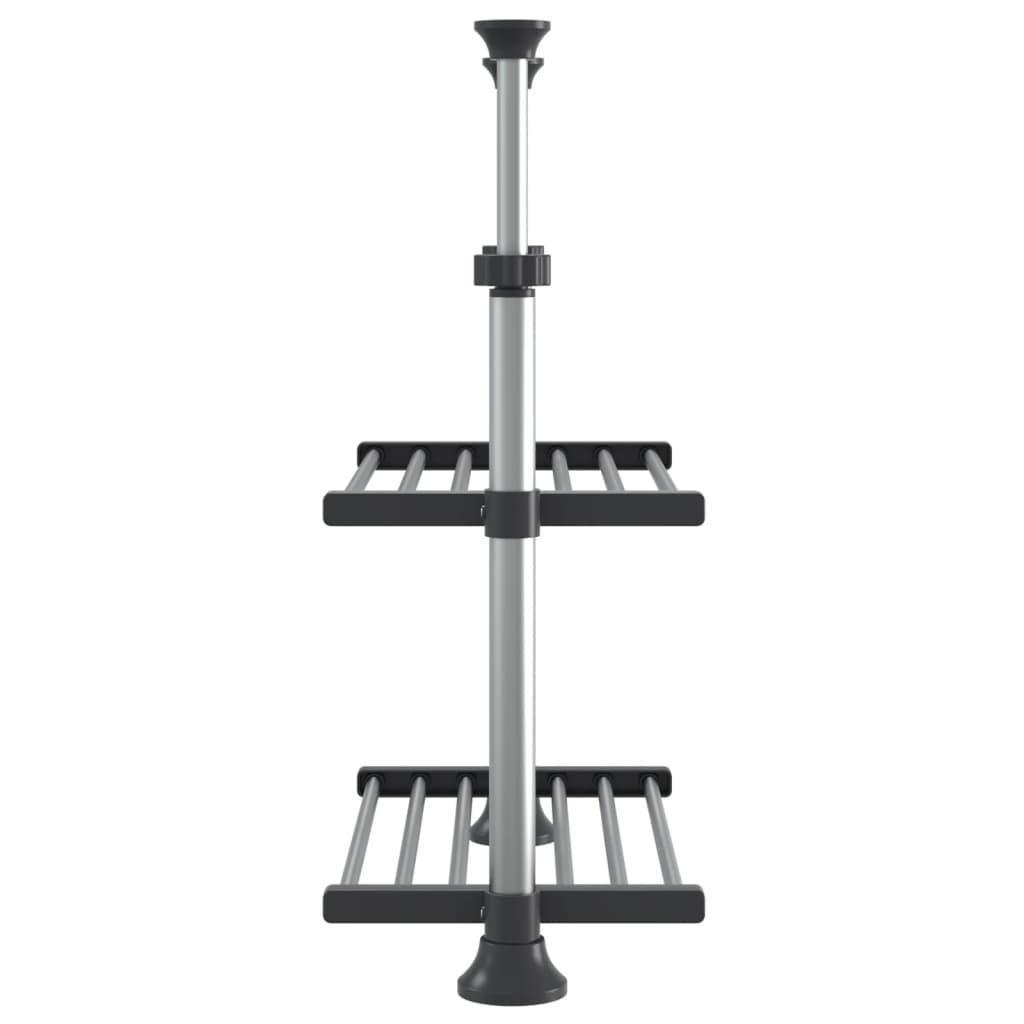 Estantería de cocina aluminio 50x25x(50-70) cm