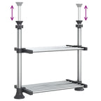 Estantería de cocina aluminio 50x25x(50-70) cm