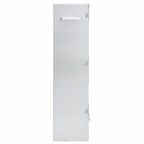 Horno ahumador astillas madera acero galvanizado 44,5x29x110 cm