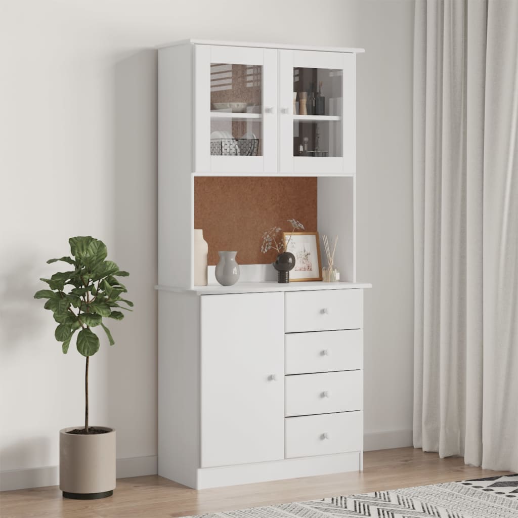 Aparador alto ALTA madera maciza de pino 77x35x165 cm