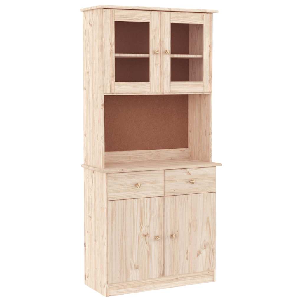 Aparador alto ALTA madera maciza de pino 77x35x165 cm
