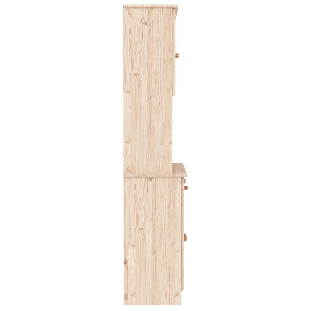 Aparador alto ALTA madera maciza de pino 77x35x165 cm